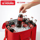 Coca-Cola Tote Bag, 40 Can Capacity Portable Beverage Cooler with Shoulder Strap - Like New