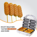 J-JATI WAFFLE CORN DOG MAKER SM902W6 - WHITE - Scratch & Dent