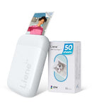Liene 2x3” Photo Printer, Mini Instant Portable Color Mono Picture Printer - Like New