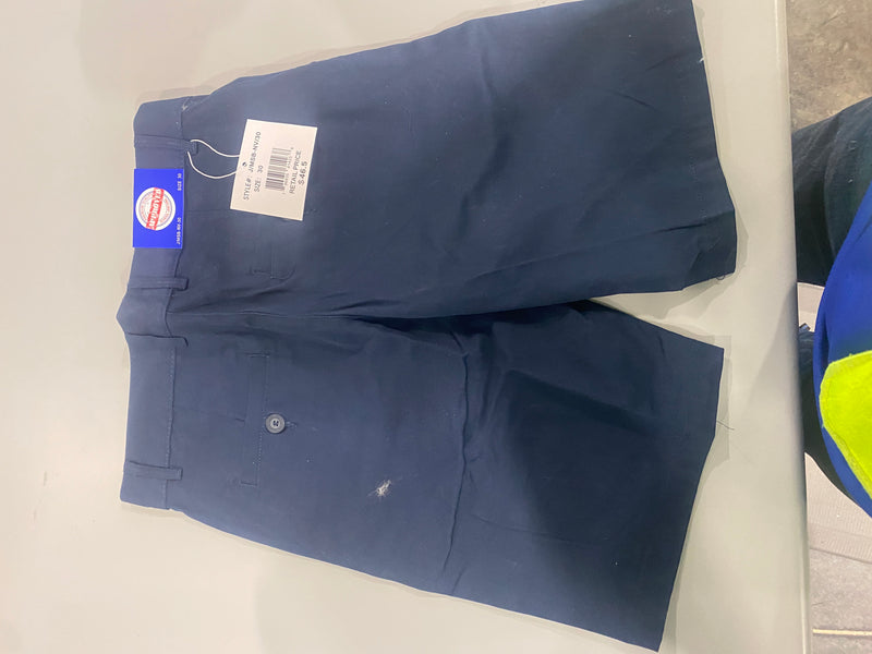 PREMIUM QUALITY APPROVED SCHOOL UNIFORM SHORTS - SIZE: MEN 30 WOMEN 30 - NAVY - Brand New