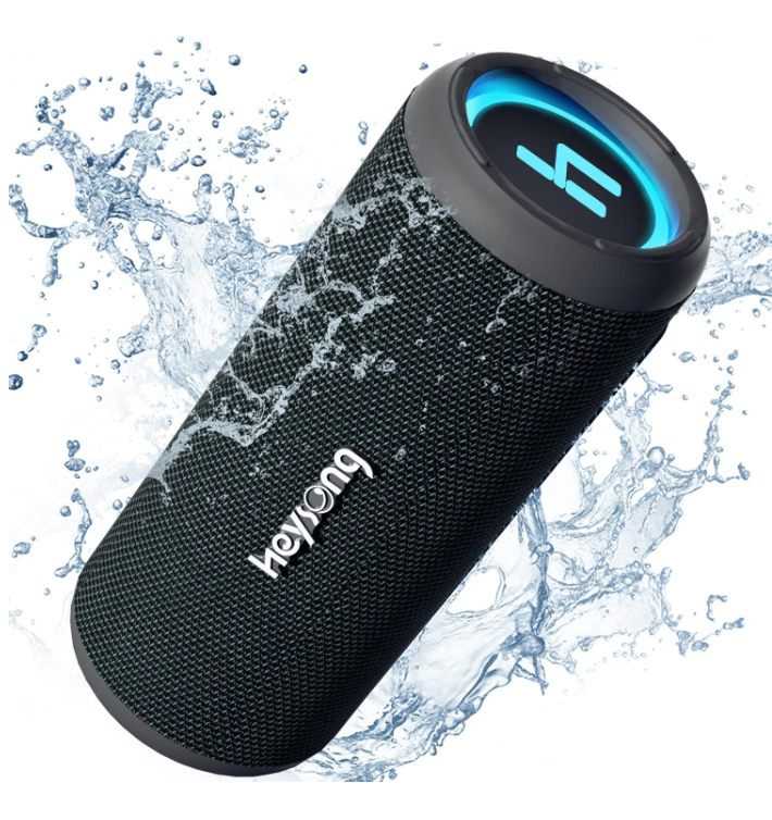 HEYSONG M20P-BLK Waterproof Bluetooth Speaker Black - Like New