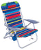 Rio Brands 4-Position Backpack Lace-Up Suspension Folding Beach Chair - Like New