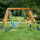 ROBUD 3-in-1 Playground Wooden Swing Sets RB-VC-WH002 - Multi - Like New
