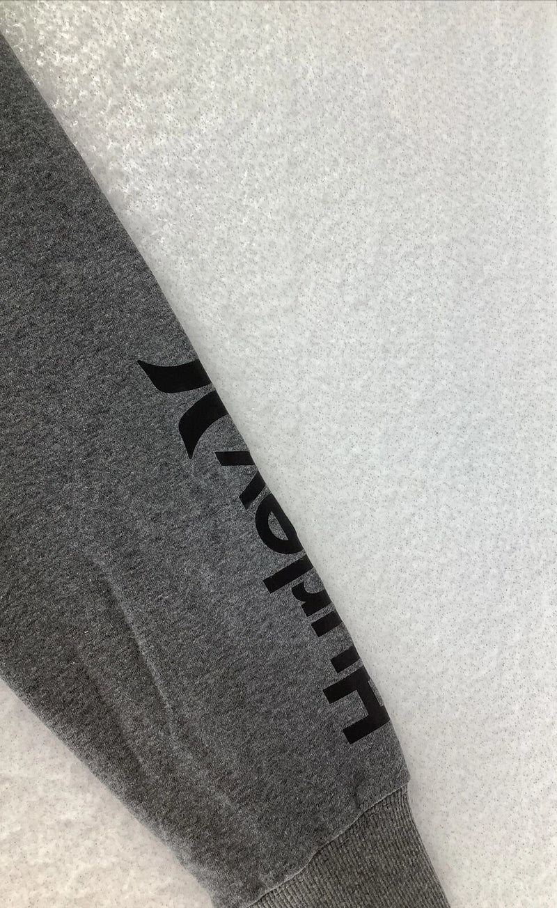 HURLEY BOYS FLEECE PULLOVER HOODIE - SIZE: YOUTH M - CHARCOAL HEATHER - Brand New