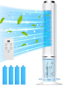 COOLECH 42 INCH Evaporative Air Cooler w/Remote &LED Touch Screen 4 Mode 3 Speed - Brand New