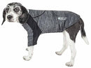 PET LIFE ACTIVE 'CHEWITT WAGASSY' 4-WAY STRETCH SLEEVE DOG SMALL - BLACK/GRAY - Brand New
