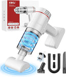 CSCL Handheld Car Vacuum Cleaner for Car Home Office PJ-116C - White/Red - Like New