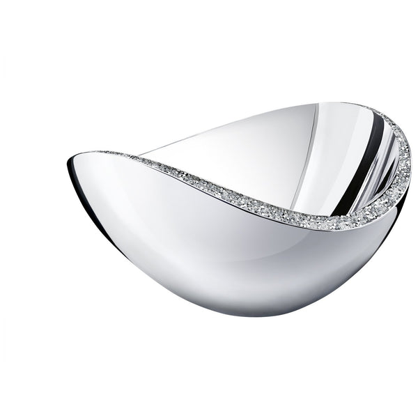 Swarovski Minera Decorative Bowl, Medium Silver One Size - Like New