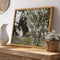 KBKBART Framed Vintage Canvas Wall Art, Retro French Country Garden - Like New