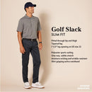 AMAZON ESSENTIALS MEN'S SLIM-FIT STRETCH GOLF PANT SIZE MEN 32WX32L - BLACK - Brand New
