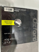OXFORD INDEX CARD STORAGE BOX - GRAY/BLACK - Brand New