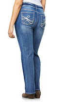 WALLFLOWER LUSCIOUS CURVY BOOTCUT JEANS WOMEN, SIZE 16 LONG, JENNA - Brand New