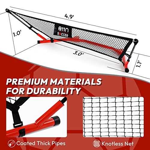 A11N SPORTS A11N SOCCER TRAINING EQUIPMENT 3FT X 1FT REBOUNDER - RED/BLACK - Like New