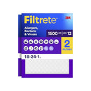 Filtrete 18x24x1 Air Filter; MERV 12; MPR 1500; Allergens; Bacteria & Viruses - Brand New