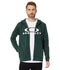 F0A402598 OAKLEY MEN BARK FULL ZIP HOODIE 2.0 SIZE MEN XL HUNTER GREEN - Brand New