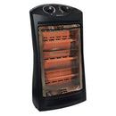 Comfort Zone Energy Save Quartz Radiant Heater CZQTV008EBK - Black - Like New