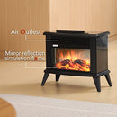 DONYER POWER 13" Height Mini Electric Fireplace Tabletop Heater 1500W - Black - Brand New