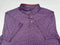 PGA TOUR MEN SHORT SLEEVE PRINTED GOLF POLO SHIRT, SIZE LARGE, PURPLE PVKFBO64RS Like New