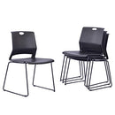 Sidanli Stacking Chairs Stackable Waiting Room Chairs Conference Room - Like New