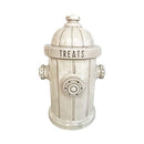 Blue Sky Ceramics Kiln Fired Clay Fire Hydrant Treat Jar - B09HN4S4NW - White - Brand New
