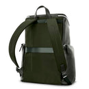 SAMSONITE MOBILE SOLUTION 2 LEATHER DELUXE BACKPACK - OLIVE - Like New