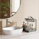 VUSIGN UNDER SINK ORGANIZER STORAGE SLIDE OUT CABINET ORGANIZER VS719-BK - BLACK - Brand New