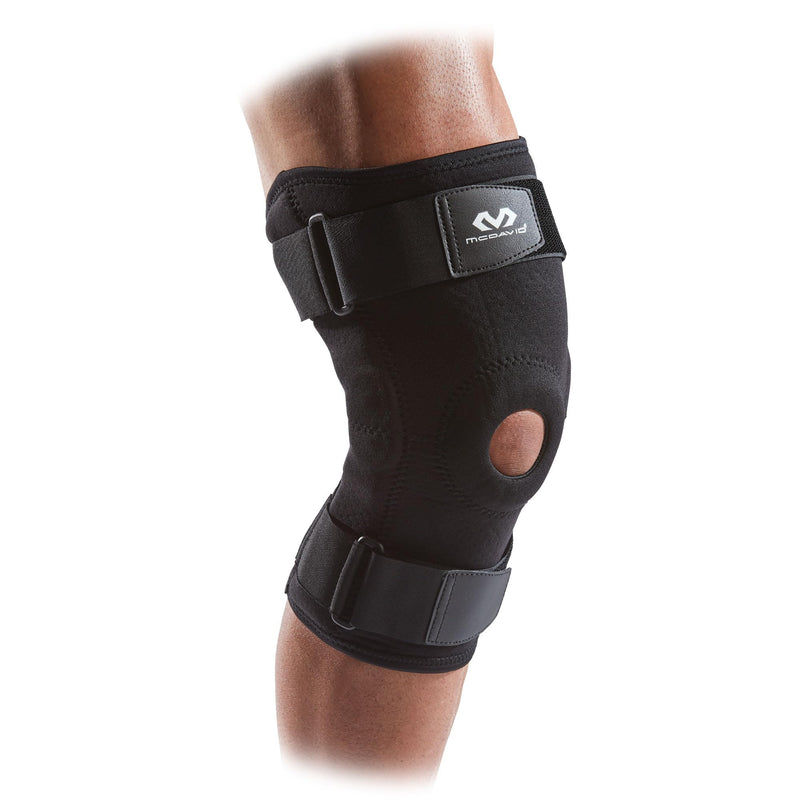 MCDAVID SPORT KNEE BRACE WITH HINGES - BLACK - LARGE/X-LARGE - Brand New