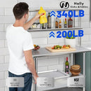 Hally Double Overshelf of Stainless Steel Shelf 12"x60" 2 Tier Shelves - Brand New
