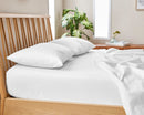 ORIGANAMI ORGANIC COTTON PERCALE SHEET KING - CLOUD - Like New