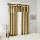 MADISON PARK NATALIE SOLID POLYESTER DARKENING TWISTED TAB - BRONZE - Like New