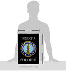 BREEZE DECOR HOME OF NATIONAL GUARD SOLDIER GARDEN FLAG 13 X 18.5 - BLACK - Brand New
