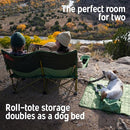 KELTY LOW LOVESEAT 2 PERSON FOLDING CAMPING CHAIR LOW HEIGHT, 61510725BNG - Like New