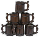 MyFancyCraft Set of 6 Beer Mug 20 OZ - Tankard Mug - Beer stein B06X9LNZPJ - Brand New