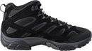 J06061 Merrell Men's Moab 2 MID GTX High Rise Hiking Boots Black/Black 7.5 Like New