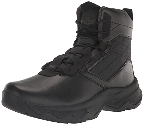 UNDER ARMOUR MEN'S STELLAR G2 6" SIDE ZIP BOOT MILITARY TACTICAL BLACK SIZE 11 Like New