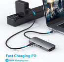 MOKiN USB C Hub Adapter for MacBook Pro/Air 7 in 1 USB C Hub MUC0401 - Like New