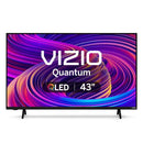 VIZIO 43" 4K QLED HDR Smart TV, VQD43M-0801 - BLACK - Scratch & Dent