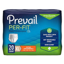 Prevail PF-514 Per-Fit Daily Protective Underwear Unisex X-Large - White - Brand New