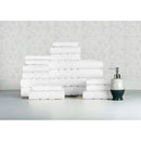 BIBB HOME 18 PIECE EGYPTIAN COTTON TOWEL SET - WHITE - Like New