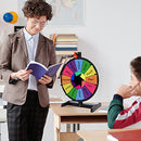 Hooomyai 15 Inch Tabletop Spinning Wheel Prize Wheel Dry Erase Markers - MULTI - Like New