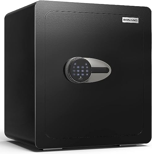 BONANO 2.2 Cub Safe Box, Home Safes Lock Box, Mute Function & Touch Screen - Like New
