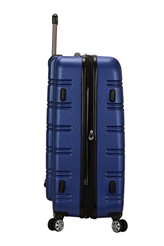 Rockland Melbourne Hardside Expandable Luggage with Spinner Wheels 28" - Blue - Like New