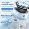 MOOKA AIR PURIFIERS ROOM UP 1250 FT - MOOKA H13 HEPA AIR PURIFIER - WHITE - Like New