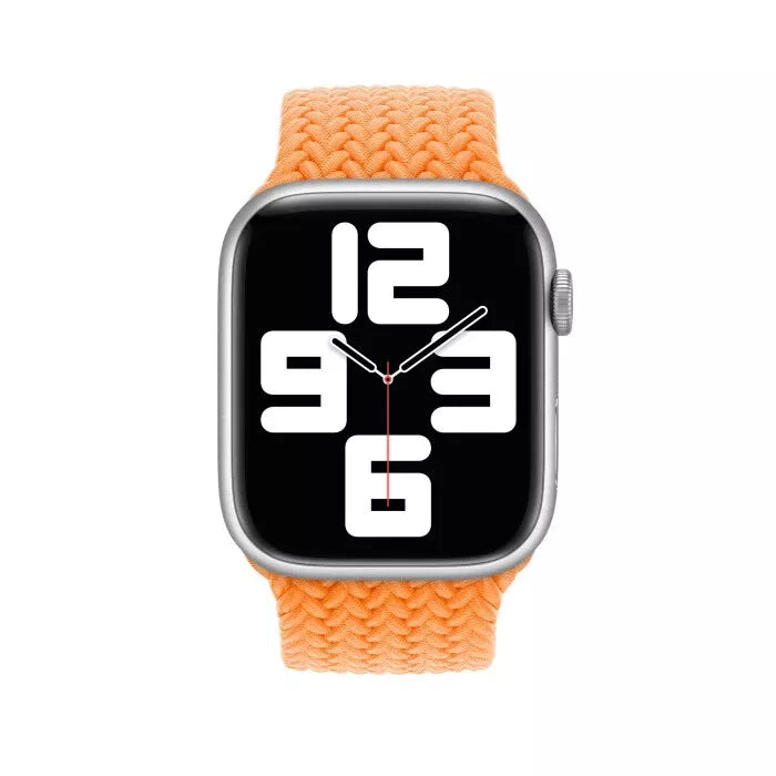 APPLE WATCH BRAIDED SOLO LOOP 41MM - SIZE 1 - BRIGHT ORANGE - Like New