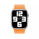 APPLE WATCH BRAIDED SOLO LOOP 41MM - SIZE 7 - BRIGHT ORANGE - Like New