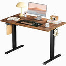 Smug Standing Desk, Adjustable Height Electric Sit Stand Up Down Rust Brown - Brand New