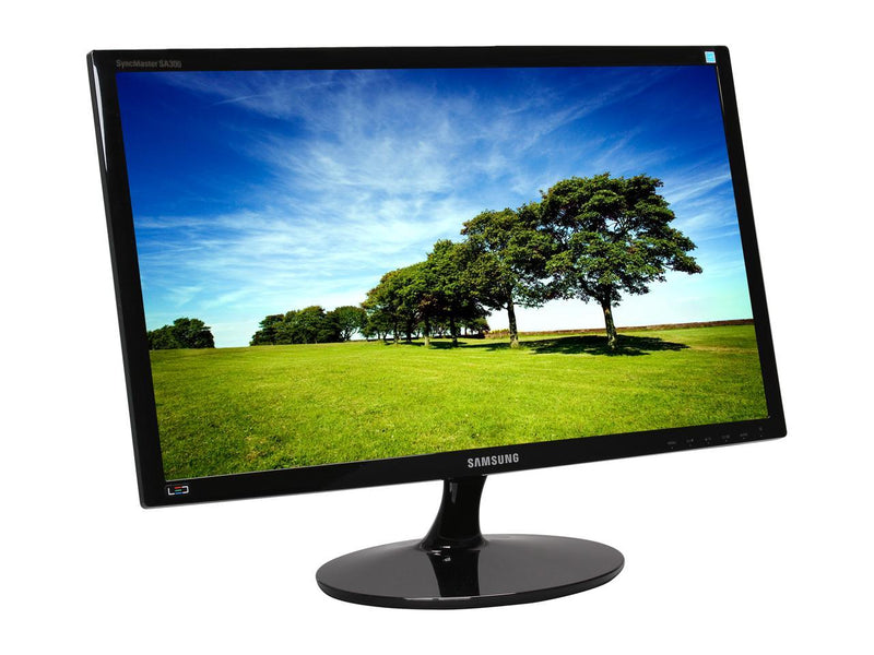 SAMSUNG 24" LCD Monitor 5 ms 1920 x 1080 D-Sub DVI LS24A300BS - - Scratch & Dent