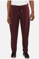 GALAXY BY HARVIC MENS DRAWSTRING HEM HIGH RISE STRAIGHT LEG PANTS LARGE - RED - Like New