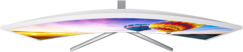 Samsung 32" Full HD Curved Screen LED TFT LCD Monitor Glossy White Like New