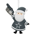 HALLMARK CHRISTMAS ORNAMENT NFL DALLAS COWBOYS SANTA FAN ORNAMENT 10SL2581 - Like New